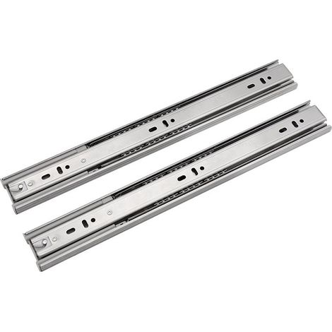 Coulisse pour tiroir, Acier inoxydable trois sections 12 pouces/30 cm - RWCoulisse pour tiroir (1/5)