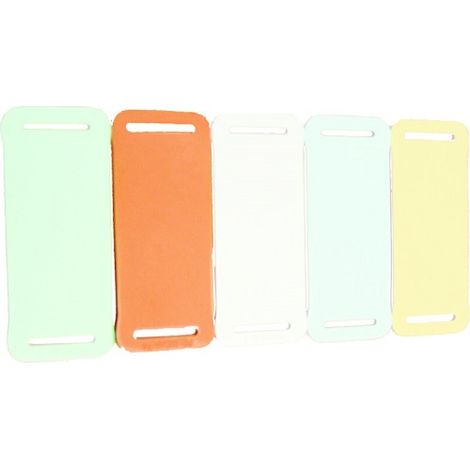 Crotal Insptevet pour collier, 9,5 x 4 cm, orange, 100 Crotals