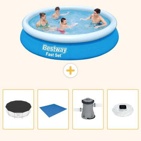 Bestway Bestway Fast Set Ronde - 366x76 cm - 5-pièces  S74 (1/5)