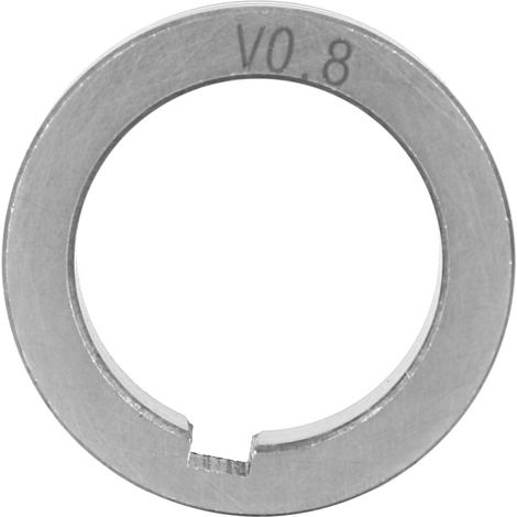 Roulette guide-fil de soudage en acier inoxydable 35mm/1.38in, roue d'alimentation pour fil 0.8/1.0/1.2mm, galet de soudure (1/5)