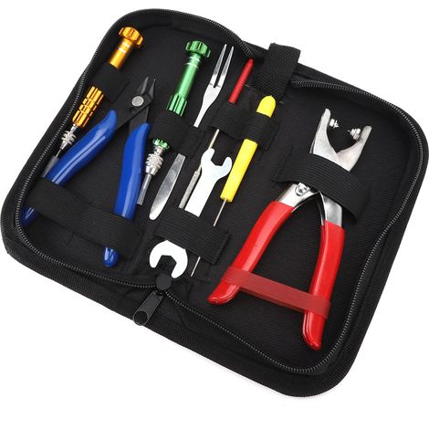 Kit d'outils de cordage de démarrage, pince à œillets portable pour raquette de badminton et raquette de tennis (1/5)