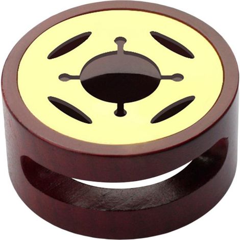 Fourneau à cire retro en bois pour cachet de cire fondeur artisanat cadeau (1/5)