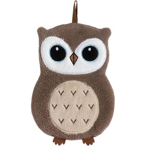 Serviette de bain générique cuisine murale absorbante en forme hibou , idéale pour la maison , les d