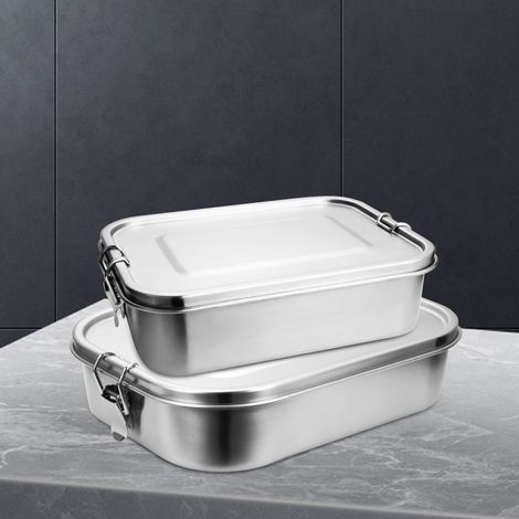 SWANEW 1200 + 1400 ml lunch box in acciaio inox lunch box in acciaio inox lunch box scuola materna senza BPA (1/5)