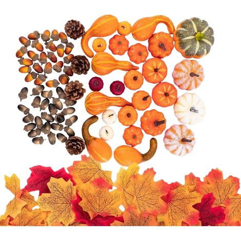 Ensemble de décoration Centre de table 166/Thanksgiving, décoration d'intérieur pour fête, cheminée, boulangerie, couronnes de Noël, bureau de mariage, épicerie, toile de (1/5)