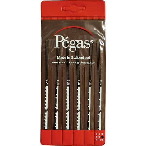 PEGAS PS906X6DI 1 SET LAUBSÄGEBLÄTTER-SET 6TLG.