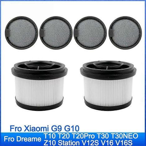 Waschbarer Vorladefilter, kompatibel mit den Modellen Dreame T10, T20, T20 Pro, T30, T30 NEO, V12S, V12S R10 und Z10 sowie Xiaomi G9- und G10-Zubehör. (1/5)