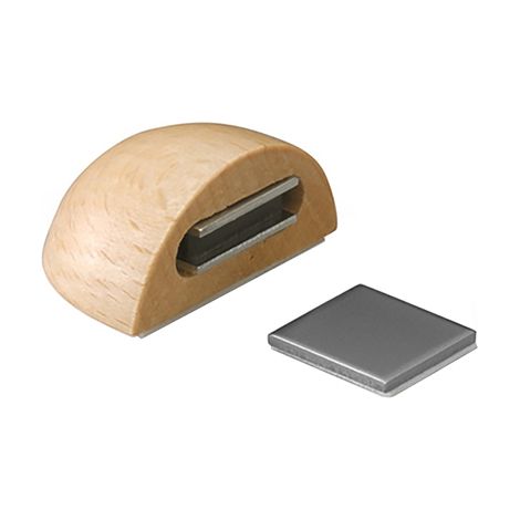 Fermaporta in legno di faggio magnetico 2036-8a inofix (1/2)