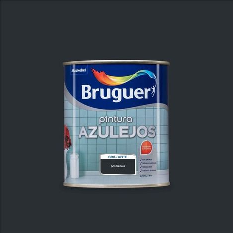 Bruguer Esmalte para azulejos cocinas y baños Gris pizarra 750 Ml (1/5)