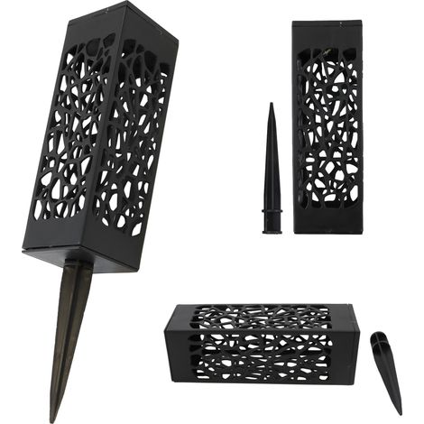 Lampe solaire ajourée Lampe solaire de jardin Lampe solaire de jardin Détection de mouvement (1/5)