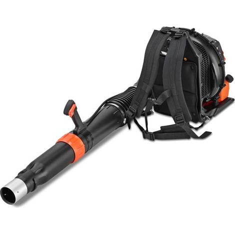 FUXTEC FX-LBP185TPRO Souffleur thermique dorsal 85 cm³ 4,0 kW – Souffleur de feuilles à essence puissant, vitesse 95 m/s, réservoir 4,2 L