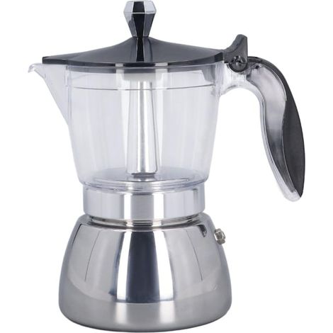 Kaffeemaschine und Kanne, 6-Tassen-Kaffeemaschine für den Herd