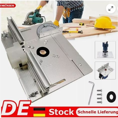 Table de défonceuse professionnelle pour défonceuse plongeante, défonceuse de table, fraiseuse, établi (1/5)