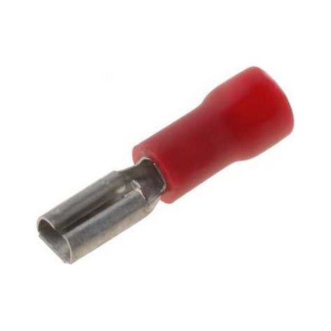 Cosse de câble Femelle 2,8x0,8 Preisolees Rouge