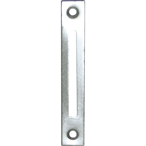 Schließblech zu Einstemmzunge, eckig, 95 x 15 x 1,25 mm, Stahl verzinkt, 1 Stück  Zubehör Beschläge Türen