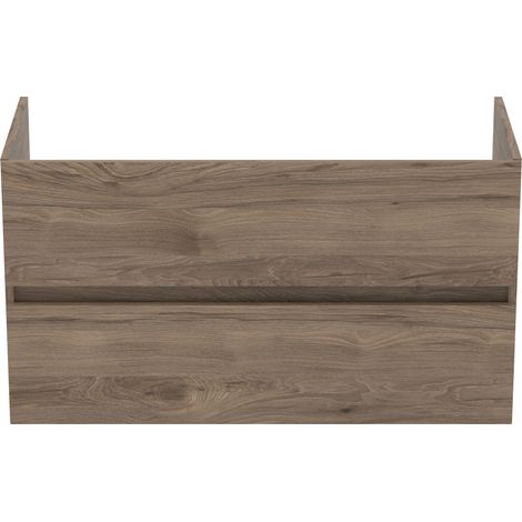 Ideal Standard Eurovit+ - Mueble de lavabo, 55x100x44 cm, 2 cajones, nogal R0265Y9 (1/5)