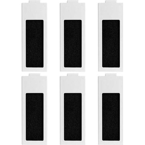 Lot de 6 filtres HEPA pour ECOVACS DEEBOT T30 OMNI / T30 PRO OMNI / T30S / T30S / T30s Pro COMBO accessoires d'aspirateur robot (1/4)