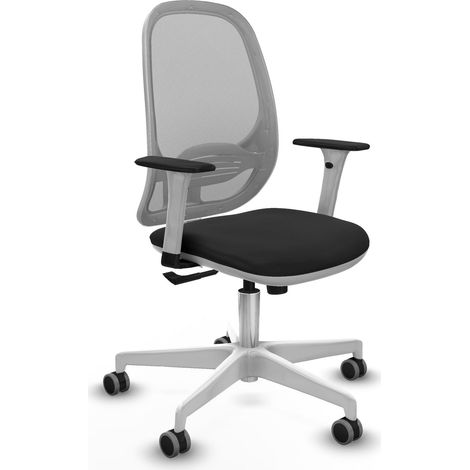 Silla de oficina piqueras y crespo Cilanco gris tela polipiel (1/2)