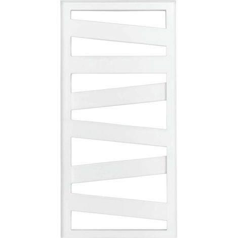 Acova – Sèche-serviette eau chaude 509W – Barres plates en quinconce – Acier anticorrosion – Raccordements bitube/monotube – KZ120050