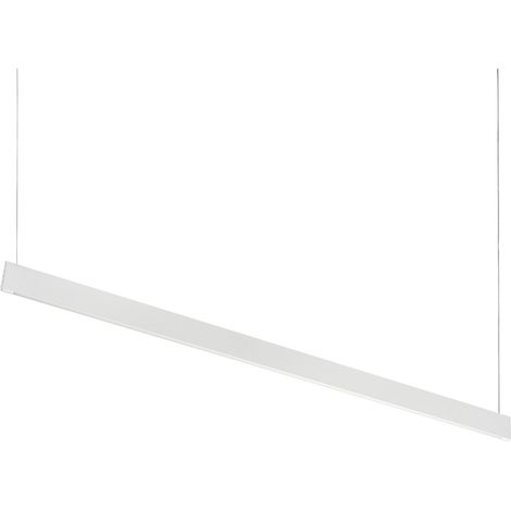 Ideal Lux Sospensione Moderna Steel 1 luce LED integrato bianco alluminio