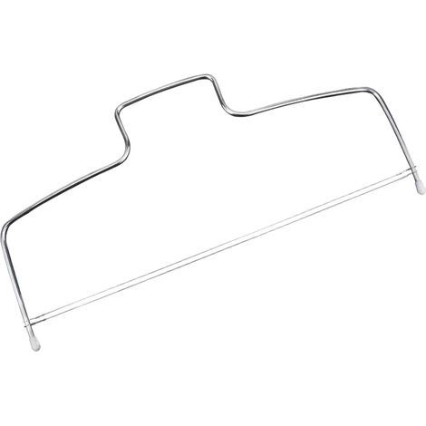 Tortenausstecher aus Edelstahl mit zwei Drähten, höhenverstellbarem Fuß, spülmaschinenfest, 3 cm, silberfarben (1/5)