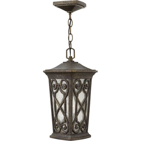 Elstead Enzo - 1 lumière petite lanterne de chaîne de plafond extérieur automne IP44, E27 (1/5)