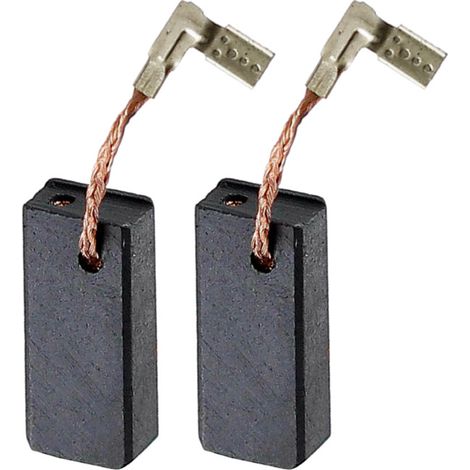 2x Kohlebürsten 6,5x11mm für viele Makita Elektro-Werkzeuge (z.B. Bohrhammer, Meißel-Hammer, Stemmhammer) / Motorkohlen zum Austausch