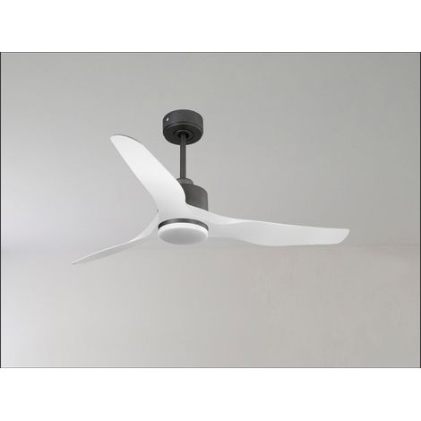 Ventilador de techo Reversible Termostato Dimable Wifi Motor DC Techos Inclinados Mando a Distancia Luz tres tonos Adaptador 2/3 Aspas Hypersilence Memoria (1/5)