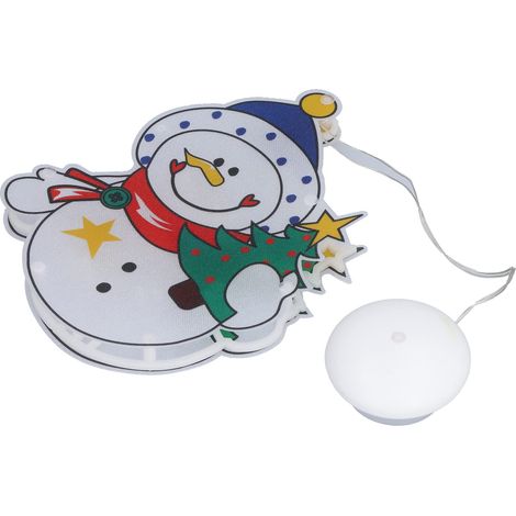 de Fenêtre de à LED, Forme de Bonhomme de Neige avec - MMCD-ZGL-05113 (1/5)