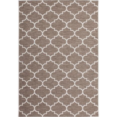 Tappeto Sunset 604 Beige Indoor e Outdoor 80x230 cm (1/4)