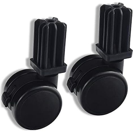 2 roulettes de rechange 6414 306414 avec insert pour barbecues à gaz Weber Genesis Summit Silver Spirit (1/5)