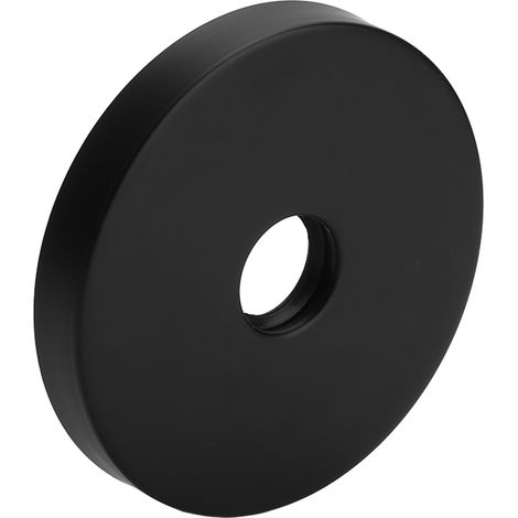 Breiter Brausearmflansch aus Edelstahl 304, Brausearmrosette für G1/2"-Schlauch, Ersatzteil für den Hausgebrauch, schwarz (1/5)