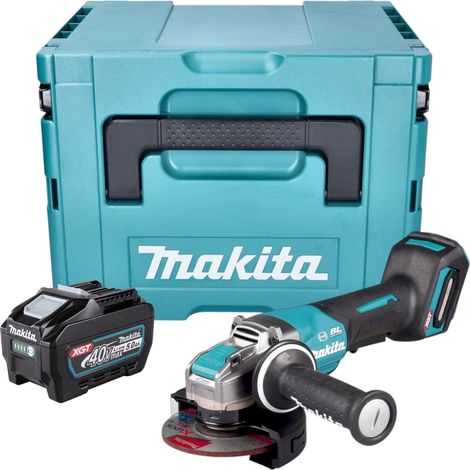Makita GA 047 GT101 Amoladora angular sin cable 40 V máx. 125 mm X-LOCK Brushless + 1x batería recargable 5,0 Ah + Makpac - sin cargador (1/5)