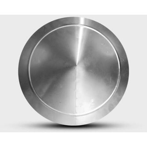 Chapeau de cheminée inox – anti‑oiseaux – diam.150 mm – argent (1/5)