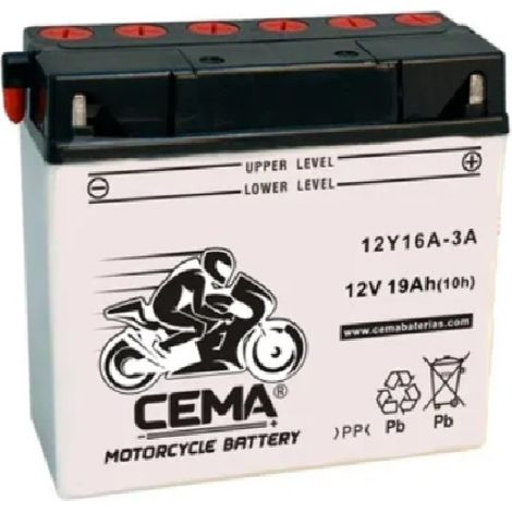 Batería de moto 12Y16A-3A  Plomo ácido 12C16A-3A