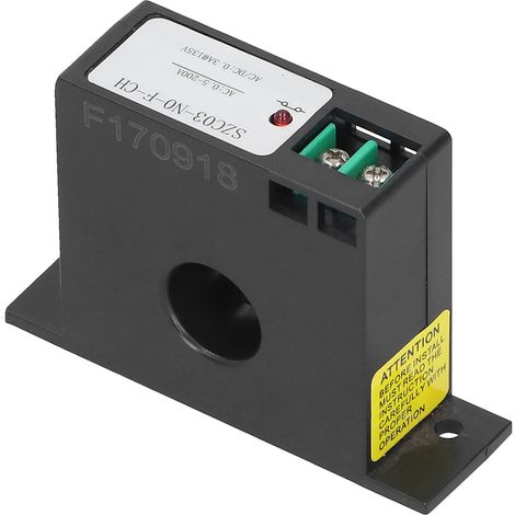 Selbstversorgender Wechselstromsensor 0,5–200 A, Induktionsschalter für Gegenstrom, drahtloses Detektionsrelais, elektrisches Steuermodul für Schalttafel (1/5)