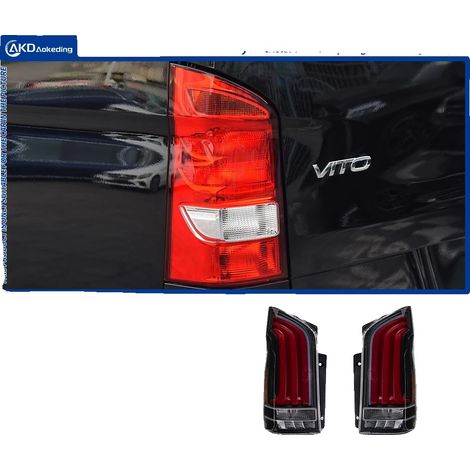 Fanale posteriore a LED con animazione DRL, compatibile con Benz Vito 2015-2023, VITO V250 CLAR, nuovo stile-a (1/2)