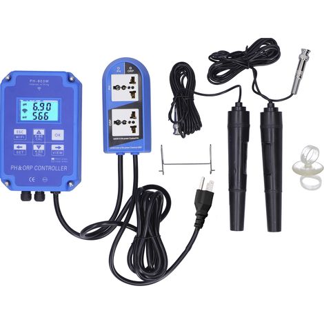 Contrôleur PH-803W PH ORP Mesureur Acidité Alcalinité Analyseur Qualité Eau Moniteur Fiable Prise US 110V (1/5)