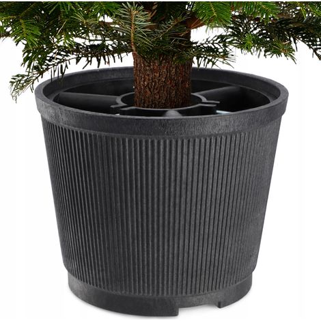 Weihnachtsbaumständer, Christbaumständer, Baumhöhe bis 250cm,  Graphit