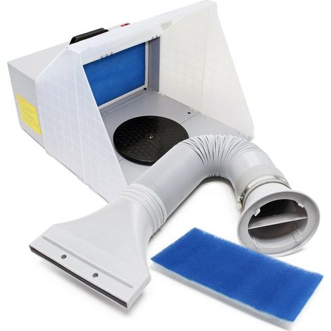 Cabina di aspirazione polveri per aerografi 4 mc/min con filtro 160002216