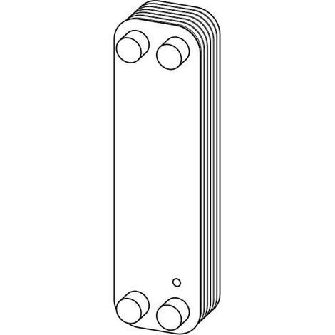 Uponor Combi Port Gen Wärmetauscher GKE 228H-40 CU, 1116193