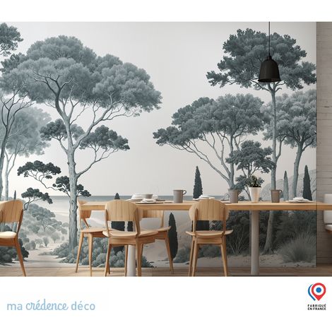 Papier peint : Champ de Mars et Tour Eiffel - Intissé - L.300 x H.280 cm - Beige sable (1/3)