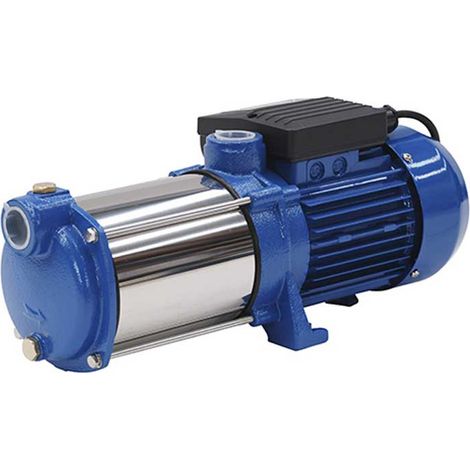 Bombas Bcn – Pompe à eau de surface multicellulaire 0,75 Cv – Débit 6000 l/h – Profondeur d'aspiration 2-3 m – Arbre en acier inoxydable (1/3)
