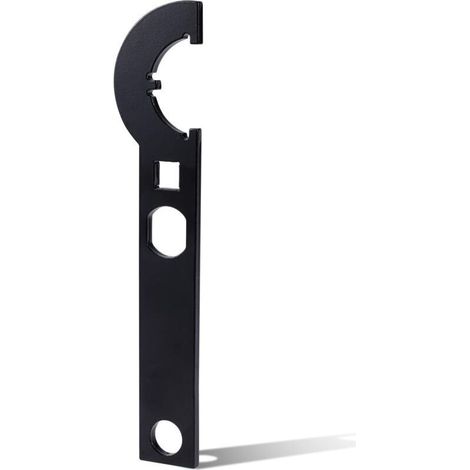 Compact multi-function wrenches – set of 6 adjustable wrenches, hook and locking nuts made of hardened steel, for screens, furniture and electrical installations