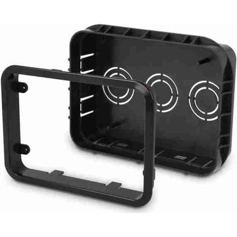 Accessorio per l’installazione a incasso della tastiera ANIMA. Colore nero