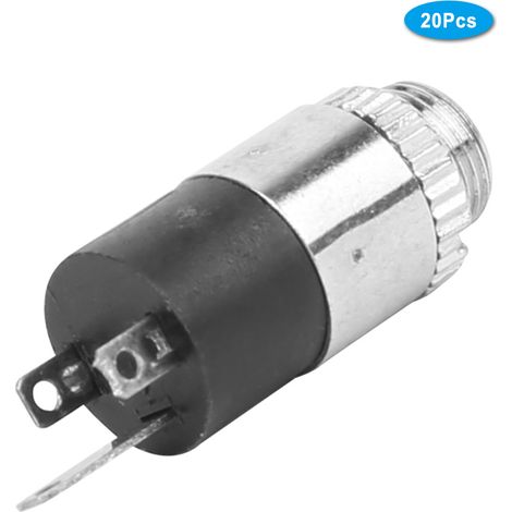 20Pcs Jack Sockect Pour Casque, Prise Audio Vidéo Stéréo PJ-392 3,5mm Avec éCrou à Vis, Pour Ordinateur Télévision Appareils Ménagers (1/5)