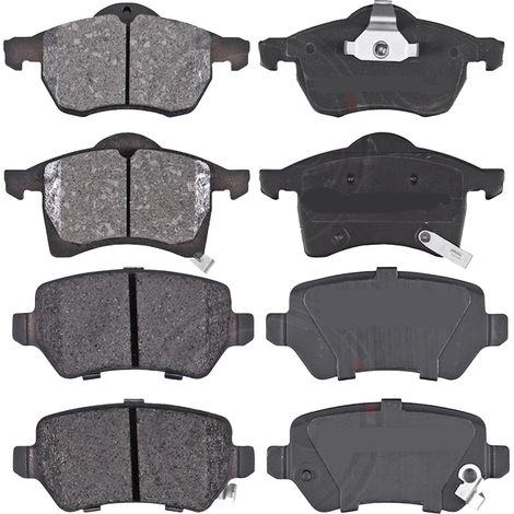 KIT PASTIGLIE FRENO ANTERIORI E POSTERIORI compatibile con PEUGEOT 3008 MPV / SPACEWAGON (0U) / PASTIGLIE FRENANTI AUTO OEM P 61 101,P 61 114 / SOSTITUZIONE DIRETTA / BASSA POLVERE / SILENZIOSO