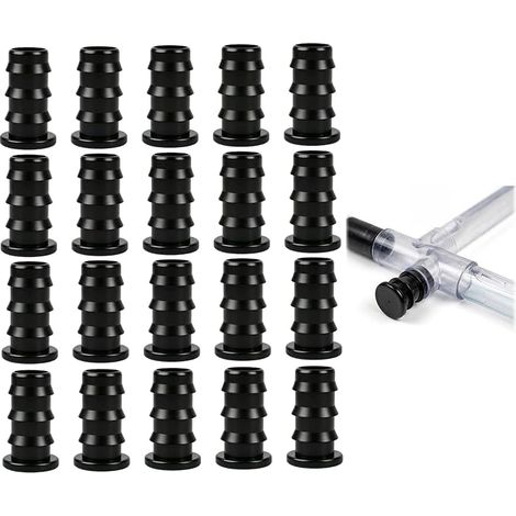 20pcs Bouchons D'extrémité Pour Tuyau Goutte À Goutte De 20 Mm Raccord Goutte a Goutte Pièces Et Raccords De Tuyau D'arrosage Pour Irrigation Jardin,l'irrigation De Jardin (1/5)