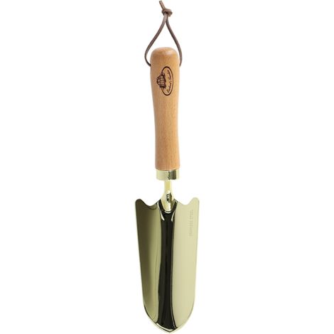 Pelle à main en métal - Doré/Beige - L 32,7 cm - Livraison gratuite
