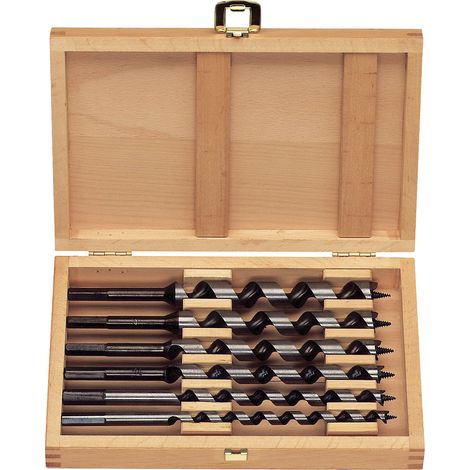 Coffret de mèches bois hélicoïdale PROJAHN type Lewis 230 mm (6 pièces) - 19501